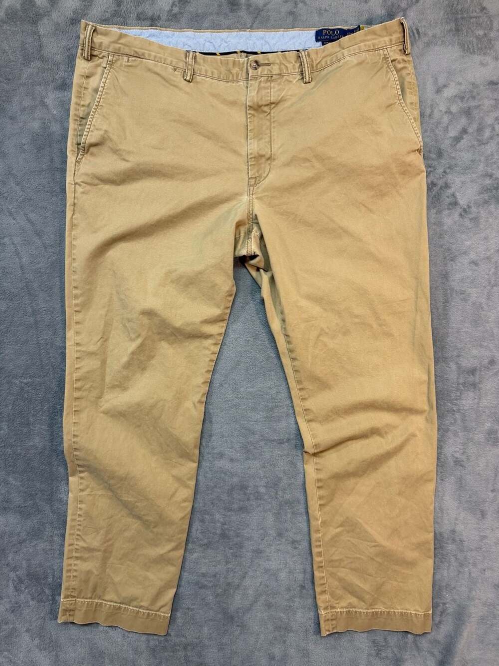 Men’s Polo Ralph Lauren Men's Tan Slim Stretch Chino Pants Size 42/32